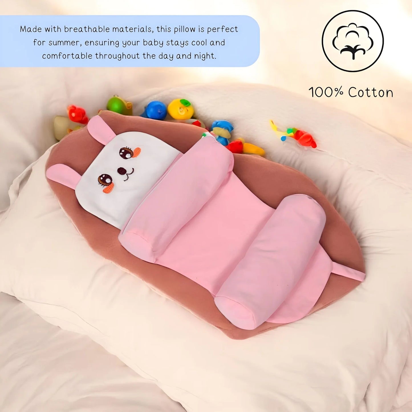 Baby Anti-Roll Side Sleeping Pillow