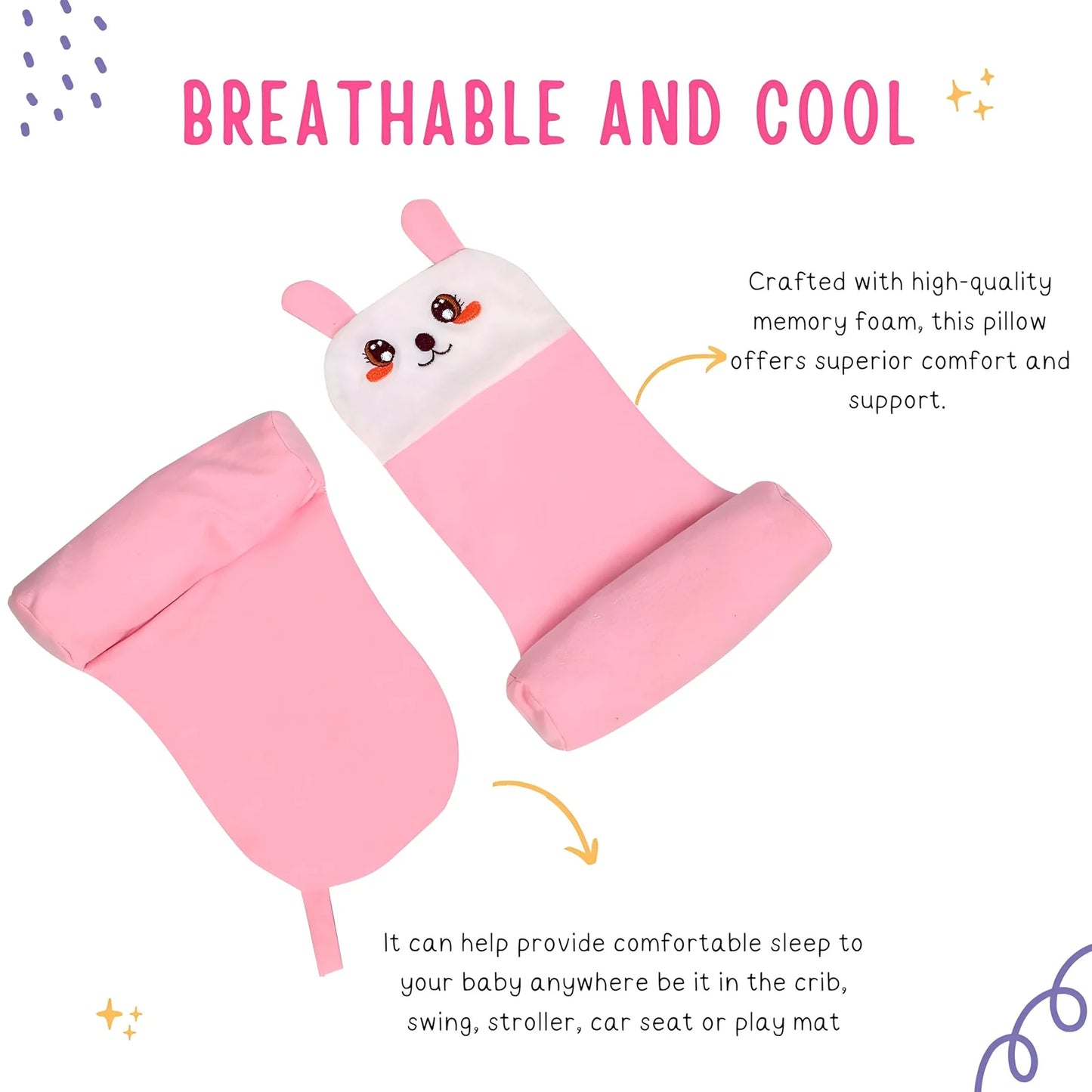 Baby Anti-Roll Side Sleeping Pillow
